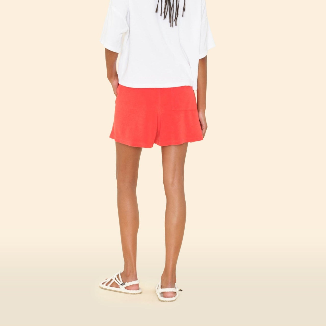 Shayden Terry Shorts in Fire Cracker