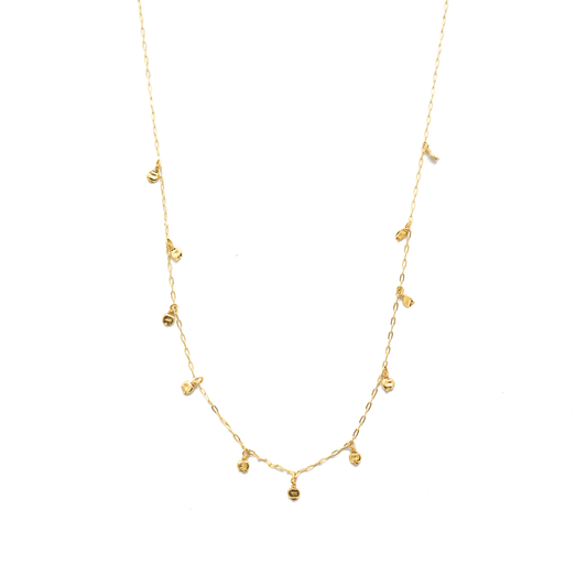 Dove Short Even Necklace in Gold