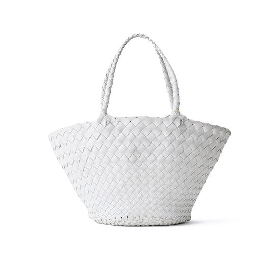 Egola Basket Bag in White