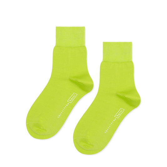 Trouser Crew Socks in Tennis Green