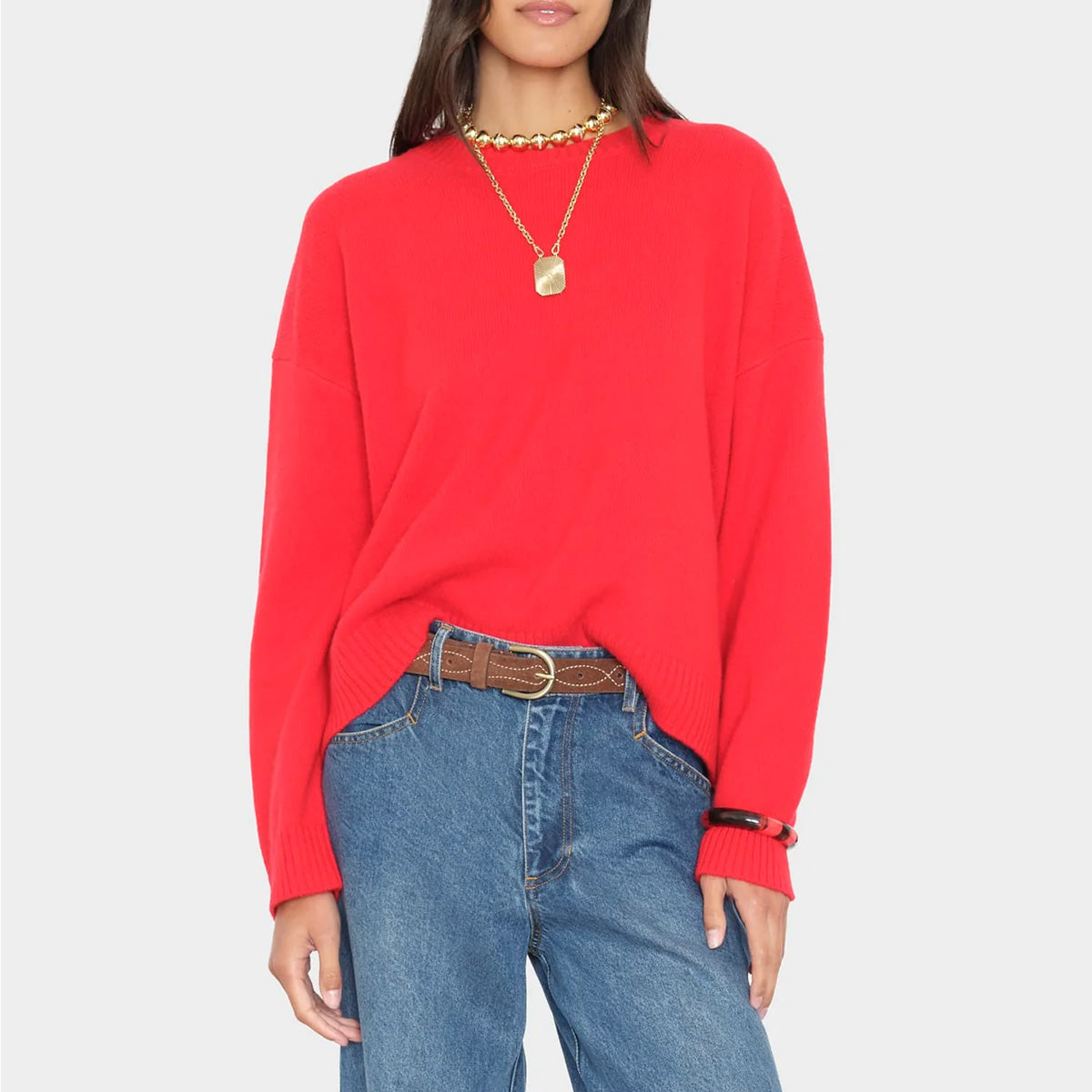 Lela Sweater in Apple Red