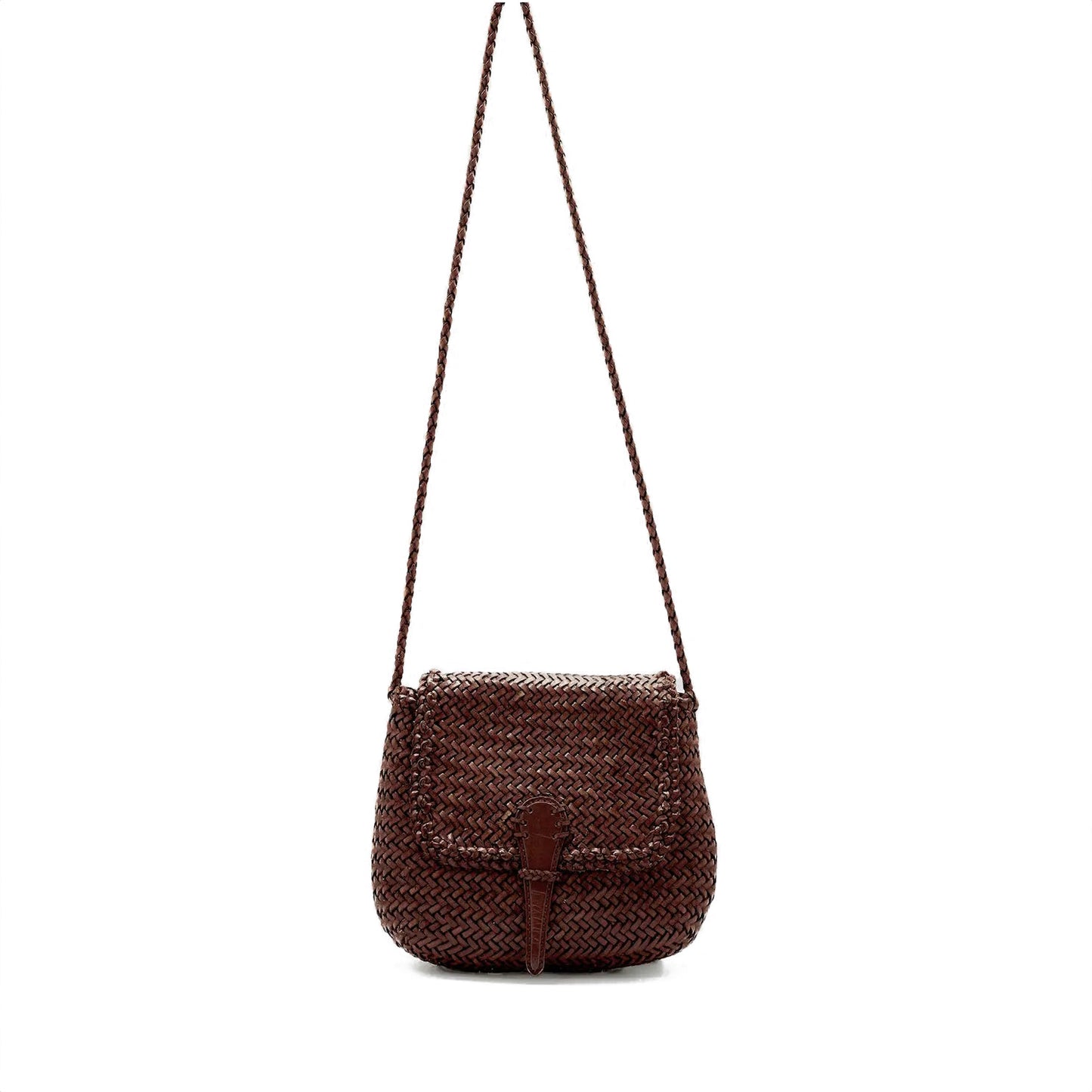 Mini City Crossbody in Dark Brown