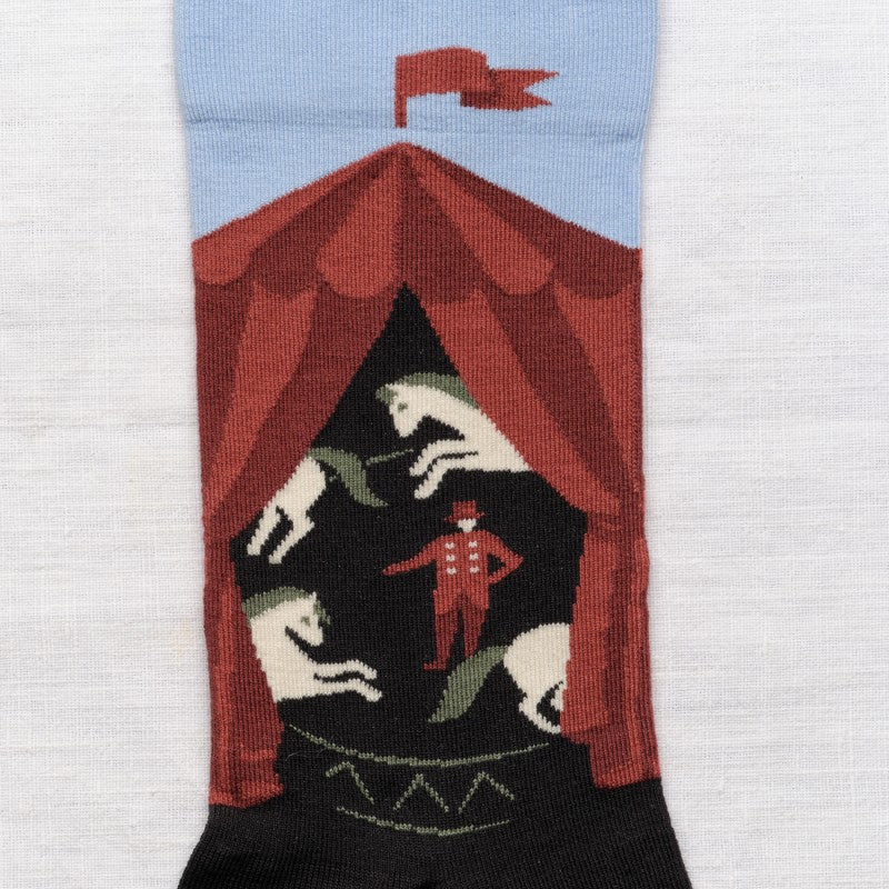Circus Crew Socks in Dark Noir