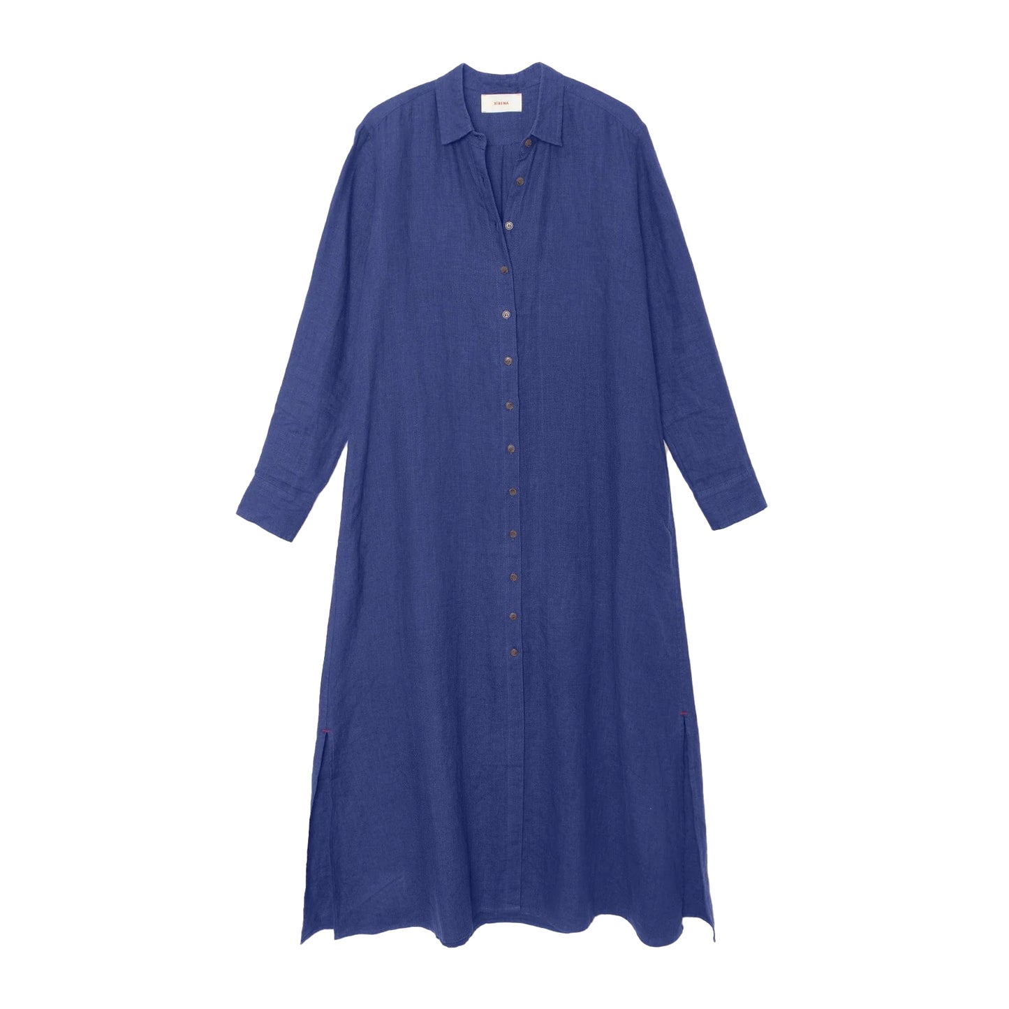 Boden Linen Dress in Blueprint