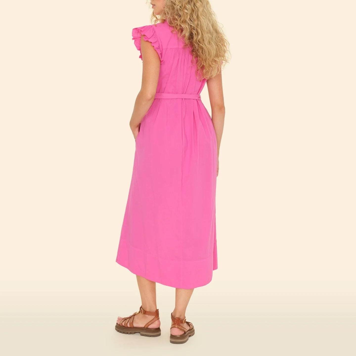 April Dress in Pink Thorn