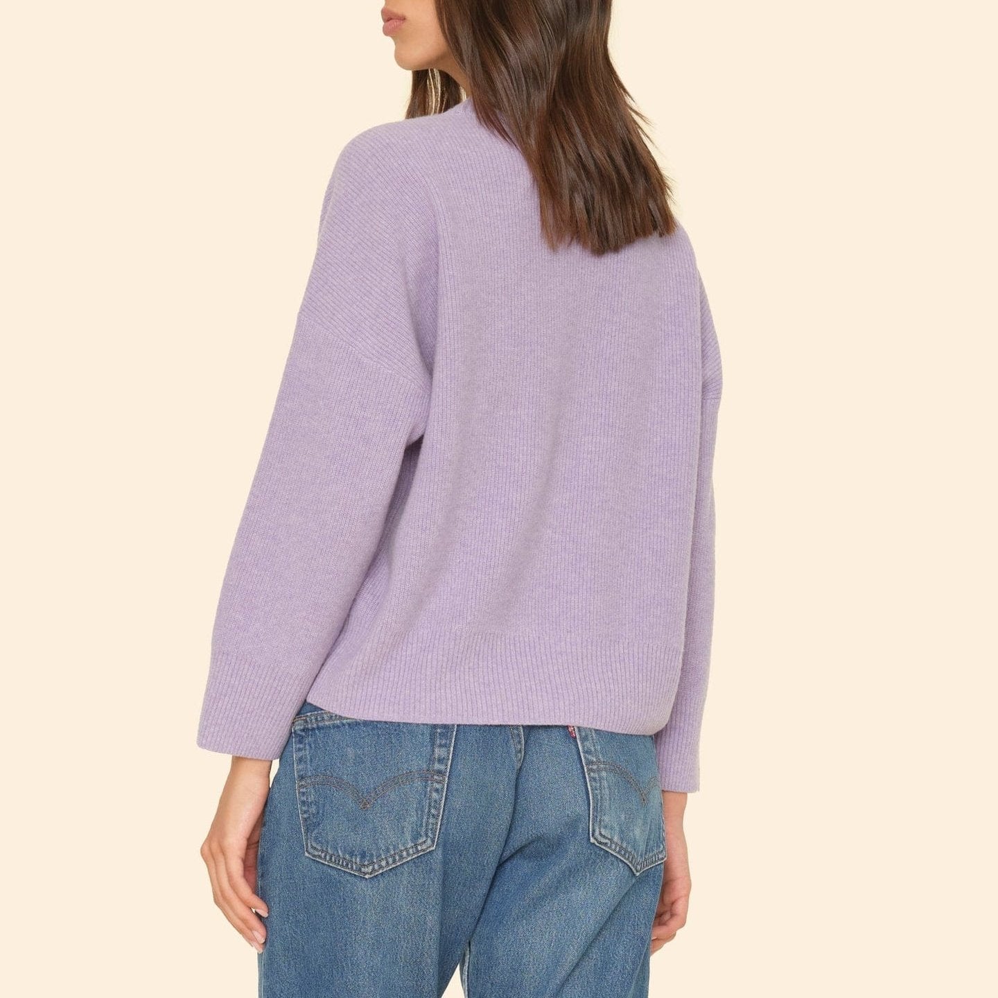 Alfie Cashmere Sweater in Crocus