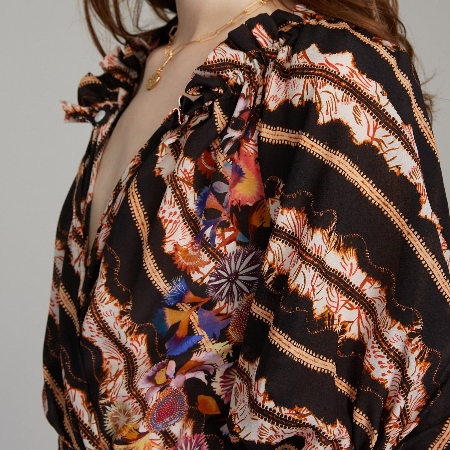 Olivia Shibori Adorning Dress