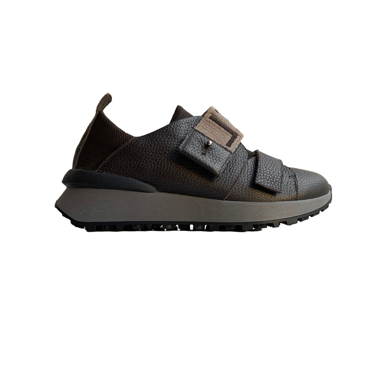 Leather & Nylon Sneaker