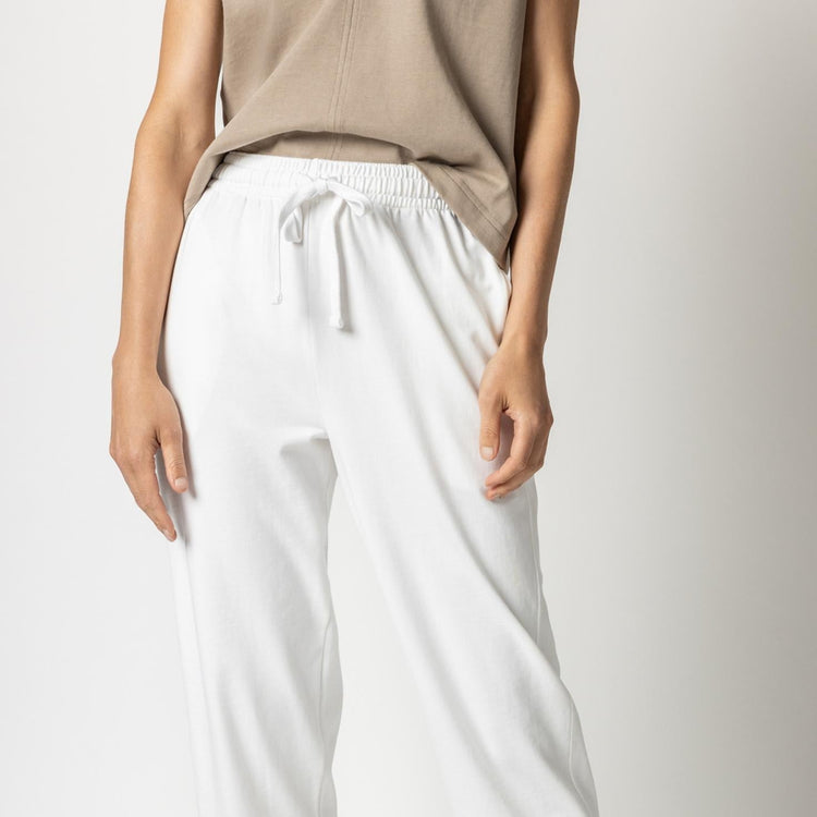 Easy Pull On Pant in White