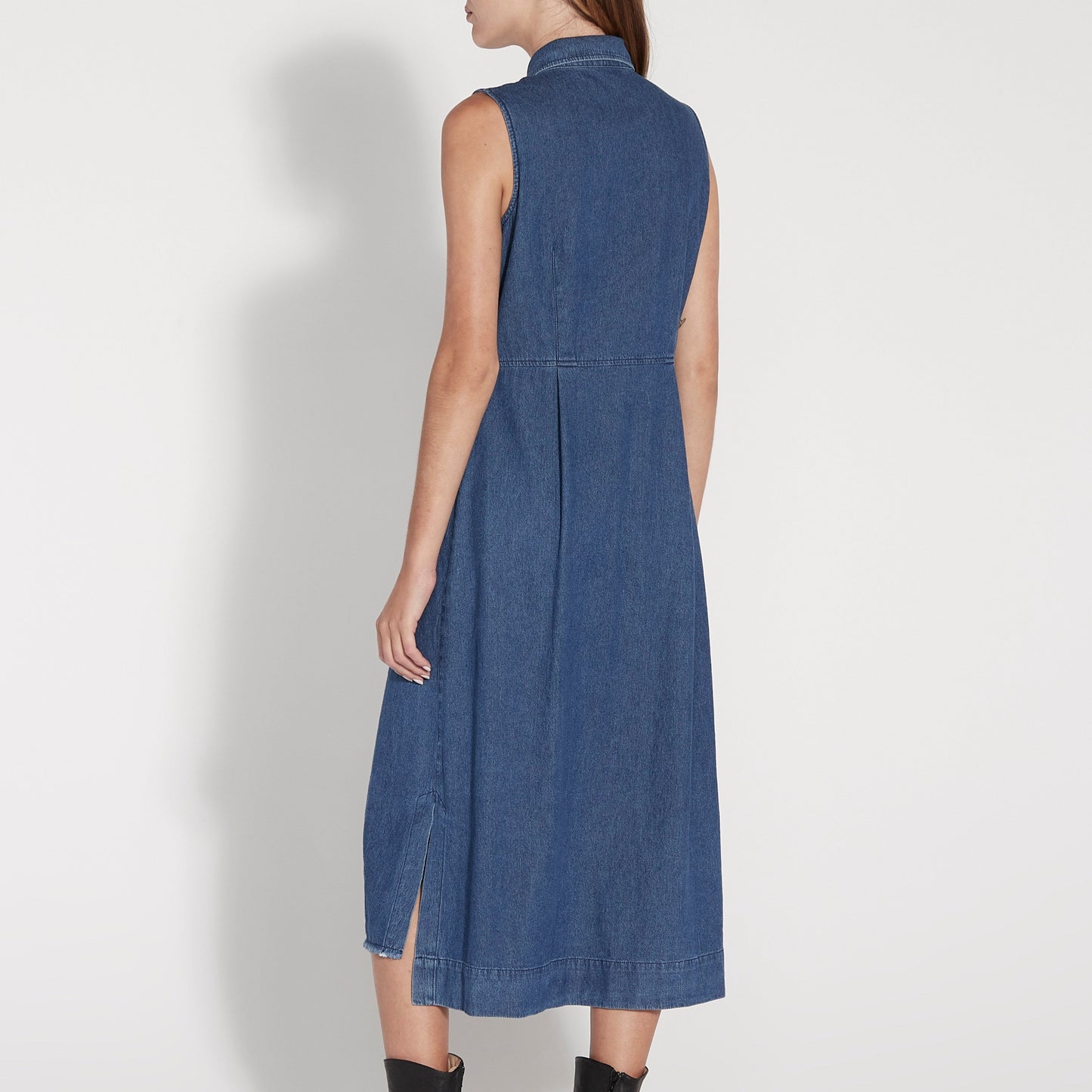 Nara Patchwork Denim Dress